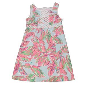 Lilly Pulitzer Women's Lace Floral Pattern Dress Size 8